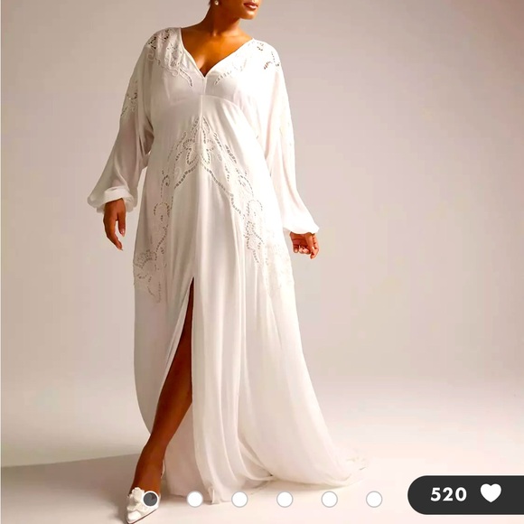 ASOS Curve Dresses & Skirts - ASOS Florence Plunge Wedding Dress